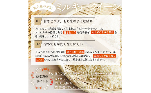 【令和6年産 新米 】有機肥料で育てた 減農薬 ミルキークイーン 10㎏ (5㎏×2)  米 コメ みるきーくいーん 精米 白米 10kg 5kg 国産 ごはん 人気 おすすめ 有機 減農 三重県 多気町 YR-03