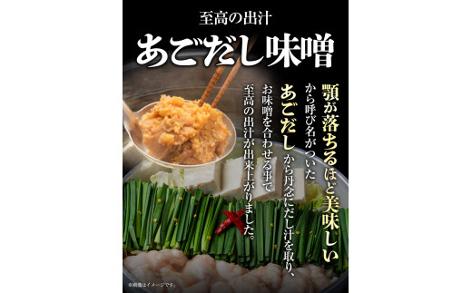 いろはのもつ鍋セット 2~3人前 株式会社いろは《30日以内に出荷予定(土日祝除く)》もつ鍋 あごだし 味噌 九州産 牛小腸 もつ 鍋 うどん