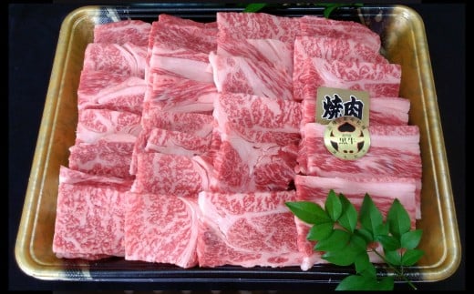 No.2004-1 鹿児島県産 黒毛和牛 肩ロースカルビ 焼肉 500g