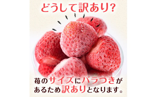 訳あり いちごの王様【あまおう】冷凍いちご (計1.6kg) 苺 いちご あまおう フルーツ 果物 冷凍 数量限定＜離島配送不可＞【ksg1322】【よっちゃんファーム】