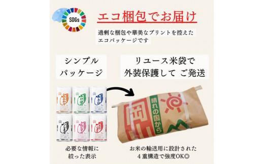 定期便 3ヶ月 令和6年産 お米 20kg（5kg×4袋） あきたこまち ひのひかり あさひ にこまる あけぼの きぬむすめ 特A 精米 白米 ライス 単一原料米 検査米 岡山県