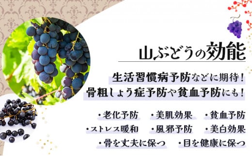 七戸山ぶどうワイン　720ml×2本 【完熟 葡萄 ブドウ 山ぶどう ワイン 甘口ワイン 無添加 青森県 贈り物 贈答 ギフト プレゼント 美容 健康】　【02402-0154】