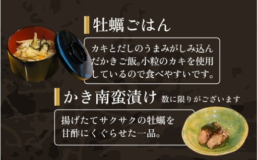 【先行予約】奥能登・穴水町『かき浜』牡蠣フルコース お食事券（1名様分）【2026年1月以降順次発送予定】 | 奥能登 能登半島 穴水町 牡蠣 かき 牡蠣料理 お食事券 牡蠣グルメ 食事券 牡蠣づくしコース ランチ ディナー フルコース