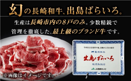 【全6回定期便】長崎和牛出島ばらいろ すき焼き用特選ロース肉特盛700g【合同会社肉のマルシン】 [QBN023]