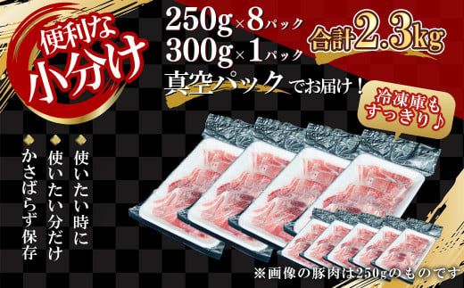 【農場直送】真空パック　北海道産　北島ワインポーク　切り落とし　2.3kg【小分け】