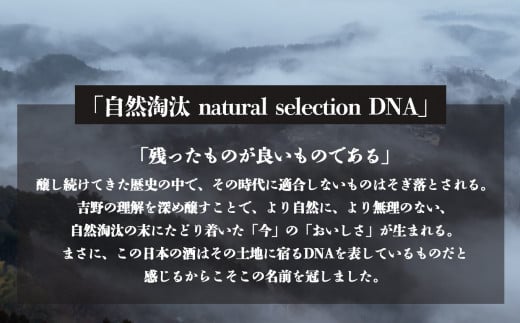 自然淘汰 natural selection DNA Ultra"濃縮"｜日本酒 酒蔵 限定品