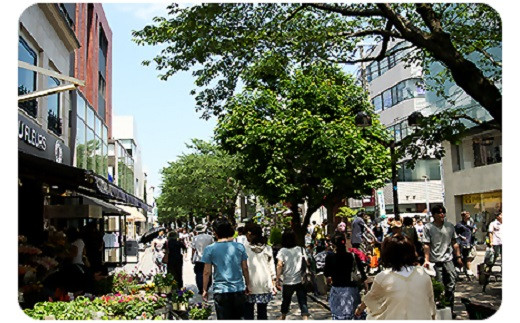 自由が丘の街並み