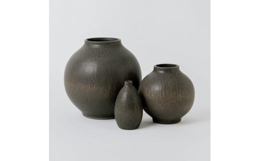 [HIJICA]TONE VASE（S）　ダークグレー　HJC-09DG