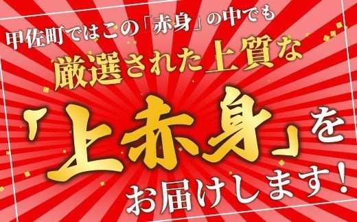 【2025年4月配送】★国産★上赤身馬刺し300g【熊本と畜】ZA