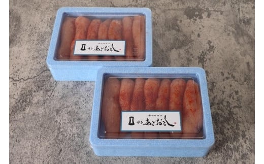 博多まるきた水産 博多あごおとし(一本物300g×2)無着色辛子明太子600g【明太子 めんたいこ 辛子明太子 無着色 魚介類 家庭用 お取り寄せグルメ ご飯のお供 お取り寄せ お土産 九州 ご当地グルメ 福岡土産 取り寄せ グルメ 福岡県 大任町 T016】