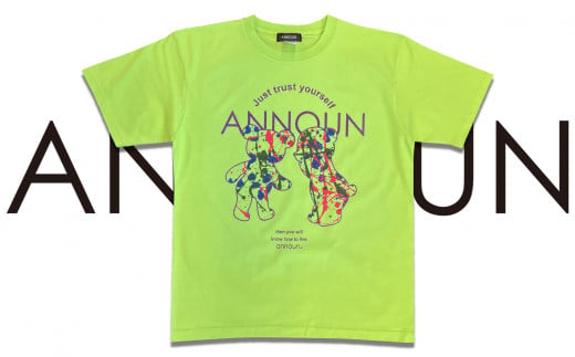 No.061 ［ANNOUN］Painting Colorful Bear Ｔシャツ