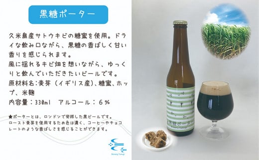 久米島の恵みをたっぷり使用「久米島産ビール飲み比べ6種12本セット」