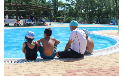 御宿町営ウォーターパーク入場券（大人２枚・小人１枚）