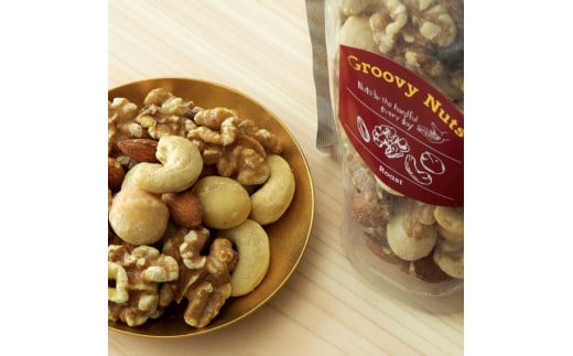 グルーヴィナッツ Groovy Nuts ローストナッツ 160g 素焼き