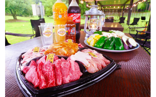 平日限定/A5ランク牛を楽しめるBBQ付き！手ぶらでフルセットおもてなしプラン2名様/御招待券