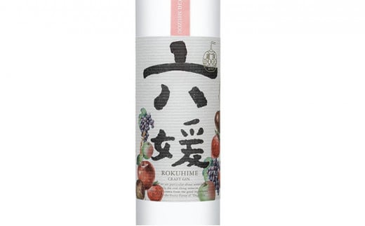 水口酒造 道後ジン「六媛」200ml　クラフトジン スピリッツ 愛媛 [№5310-0127]