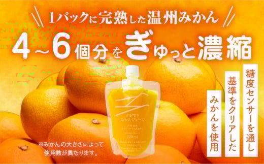宮崎県産 まる搾りみかんジュース ギフトボックスC 220ml×8本_
