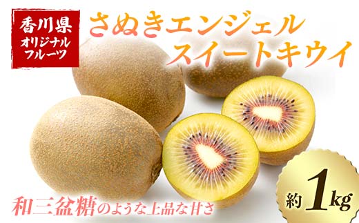 【先行予約】 さぬきエンジェルスイートキウイ (約1kg) フルーツ 果物 くだもの キウイ さぬき エンジェルスイートキウイ デザート 食品 名産 オリジナル品種 四国 F5J-668