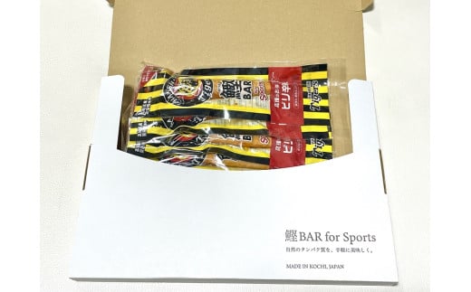 鰹BAR for Sports タイガースパッケージ
ピリ辛味　60本（20本入り×3パック）　101-09