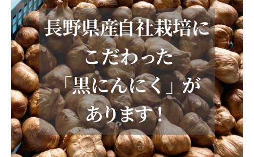 MF01-24B 熟成黒にんにく バラ 150g //長野県 南信州 国産 黒にんにく 農福連携 信州の環境にやさしい農産物認証制度