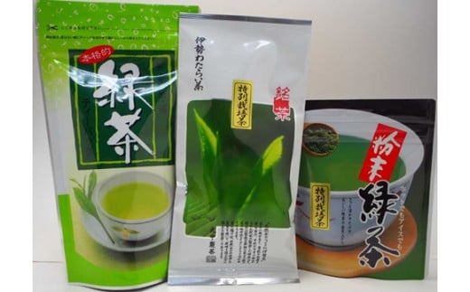 定期便 春開始 年4回 伊勢茶 3品 ／ お茶 茶葉 日本茶 煎茶 緑茶 粉末 三重県 度会町 丸中製茶