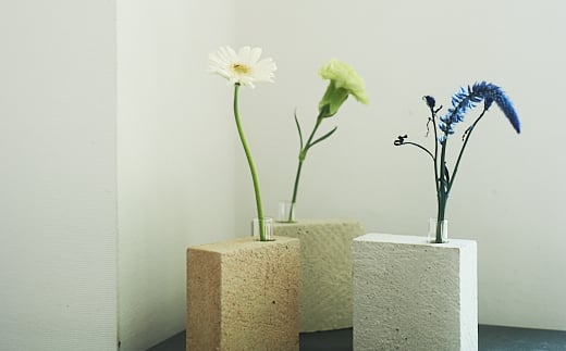 ＜BEAMS JAPAN監修＞　Clay Flower Vase(WHITE)【1553293】