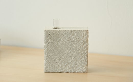 ＜BEAMS JAPAN監修＞　Clay Flower Vase(WHITE)【1553293】