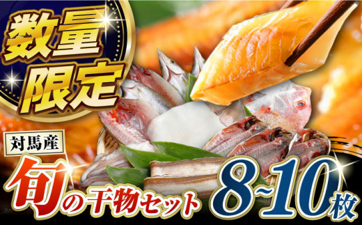 対馬産 旬の地魚 干物 5種 セット《対馬市》【対海】冷凍 肉厚 新鮮 直送 旬 海鮮 ひもの 朝食 イカ サバ [WAH024]