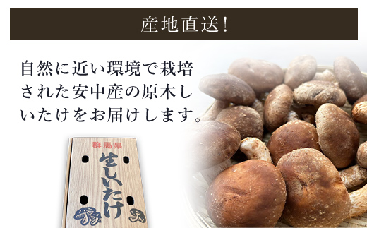 【先行予約】原木しいたけ【１㎏】※数量限定  ANAR005 / しいたけ シイタケ 椎茸 野菜 きのこ キノコ 茸 数量限定 冬の味覚 国産 群馬県産 先行予約