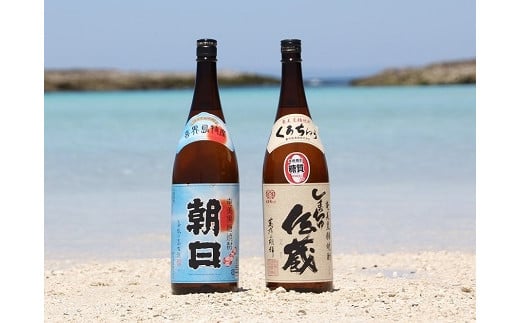 黒糖焼酎一升瓶6本(朝日3本・しまっちゅ伝蔵3本)