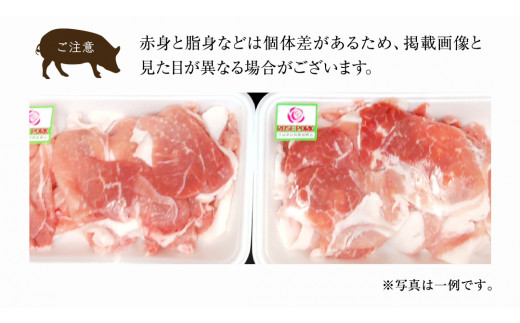 ローズポーク 小間肉 250g × 4P 合計 1kg ( 茨城県共通返礼品 ) ローズ ポーク ブランド豚 豚こま 豚肉 冷凍 肉 お弁当 小間切れ