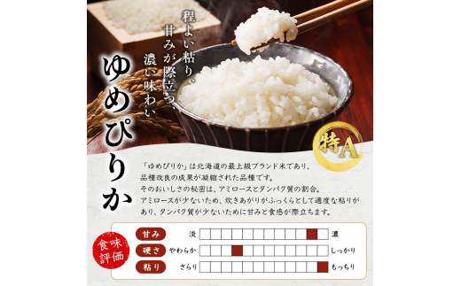 米 定期便 3ヵ月 ゆめぴりか 計3kg 3kg×1袋 令和6年産 芦別RICE 農家直送 精米 白米 お米 おこめ コメ ご飯 ごはん 粘り 甘み 美味しい 最高級 北海道米 北海道 芦別市 [№5342-0346]