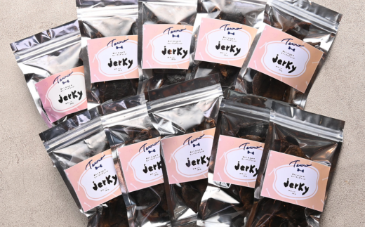 【Tesoro】わんこ用／和牛ハツジャーキー　10袋入り（お肉屋さんが作る犬ご飯）