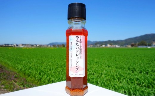 うま味と辛味が際立つ めんたいドレッシング 200ml×4本