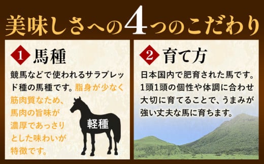 馬肉 国産 馬刺し と ユッケ の セット約 310g 赤身馬刺し 80g × 2個 馬刺しユッケ 50g × 3個 道の駅竜北《60日以内に出荷予定(土日祝除く)》 熊本県 氷川町 肉 馬肉 赤身