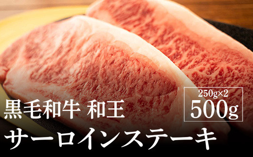 熊本県産 黒毛和牛 和王 サーロインステーキ 250g×2P A4 A5 厳選