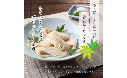 小豆島手延べヤーコン麺 160g×3袋 手延べ そうめん 素麺 小豆島 土庄町 麺 ヤーコン ヤーコンめん