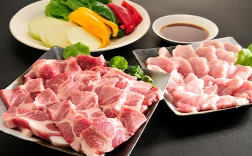 【金山町×新庄市 共通返礼品】米の娘豚と黒毛和牛焼肉セット 豚肉 ブランド豚 牛肉 高級 新鮮 冷凍 焼き肉 東北 にく 肉 お肉 牛肉 山形県 新庄市 金山町 F4B-0436