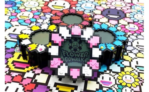 【ふるさと納税限定セット】FLOWER GO WALK / Rainbow (Body Color: Black) カード2パック付き