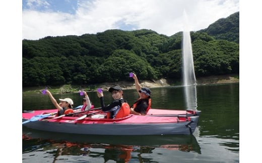 【219】群馬の草木湖でカヌー体験・シニア１名(６５歳以上)　　※必ず２名様以上でご参加下さい（南のカヌー屋さん）