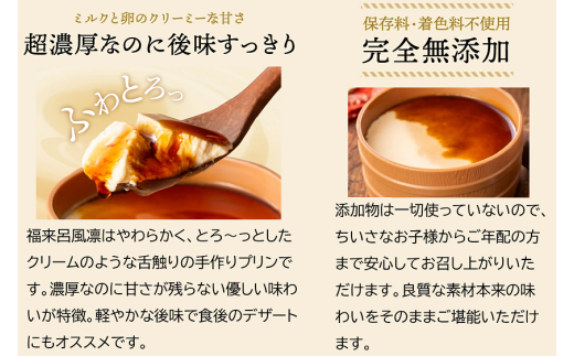 【タズミの卵使用】福来呂風凛（ふくろうぷりん）2個入り×2箱　007DA001N.／ プリン 鳥取県産 大山「白バラ牛乳 純生クリーム」市川町の「タズミの卵」使用 