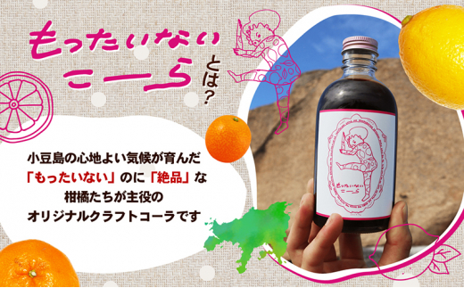 島柑橘が主役！もったいないこーら クラフトコーラシロップ 300ml×3本セット