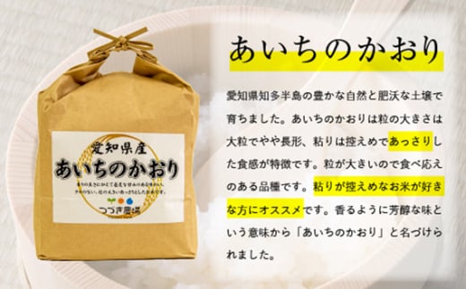 No.166 愛知県産コシヒカリ＆あいちのかおり食べ比べセット（合計6kg） ／ お米 白米 精米 こしひかり 愛知県