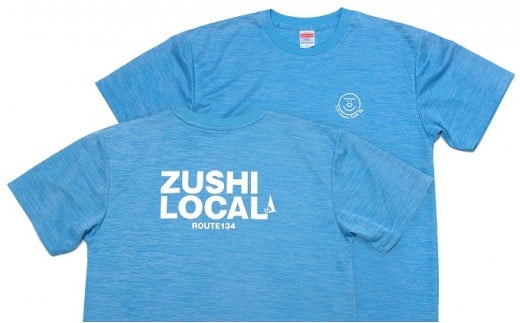 逗子オリジナル　速乾性ドライTシャツ　(ZUSHI LOCAL)　ヘザーブルーXL [№5875-7060]0320