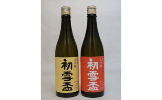 ＜協和酒造＞「初雪盃」純米大吟醸セット[50R0135] 【高島屋選定品】 [№5310-0051]