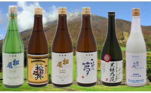 【再入荷】 「一茶の夢贅沢セット」～純米大吟醸、特別純米酒、ヨーグルト酒など長野県信濃町産の銘酒720ｍｌ×6種詰め合わせ｜お祝いやギフトにも  【長野県信濃町ふるさと納税】