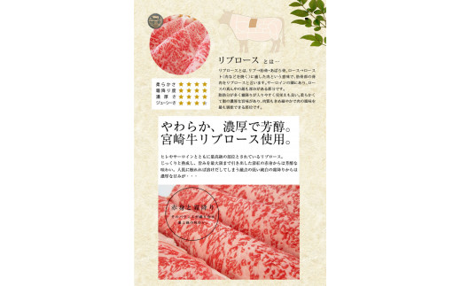 宮崎牛リブロースステーキ(400g・200g×2)牛肉 精肉 お肉 ブランド和牛 黒毛和牛 お取り寄せ 冷凍 国産 宮崎県【SG013】【株式会社SHINGAKI】