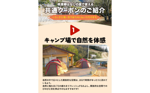 117. 施設利用チケット 10000円 桃源郷はなしの里 岡山県矢掛町《30日以内に出荷予定(土日祝除く)》