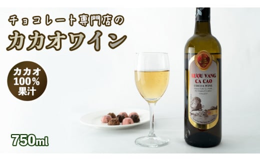 チョコレート専門店が作る カカオワイン ( 750ml × 1本 ) 数量限定 ワイン カカオ ギフト 贈答 記念日 バレンタイン ホワイトデー [CS001ci]