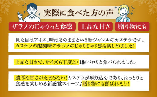 濃厚カステラアイス（6個） 長崎県/つたや總本家 [42AFAG003] アイス カステラ 濃厚 スイーツ 冷凍